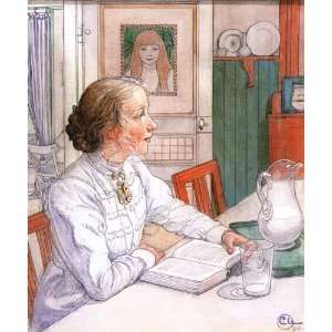   paintings   Carl Larsson   24 x 28 inches   Suzanne With Milk And Book