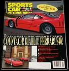JUNE 1990 SPORTS CAR INTERNATIONAL MAGAZINE FERRARI F40