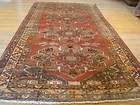 SUPER ANTIQUE VEGETABLE DYED PERSIAN KAZAK SERAPI HERIZ 4 x 10 2 