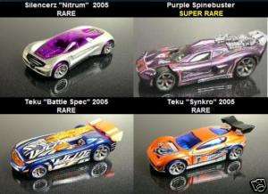 2005 Hot Wheels Acceleracers SUPER RARE 4 Car Set  