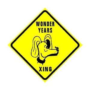  WONDER YEARS CROSSING puppy insect new sign