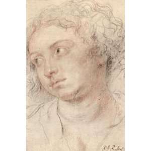  Oil Painting Head of woman Peter Paul Rubens Hand Painted 