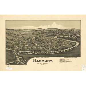 1901 Harmony, Butler County, Pennsylvania, Map