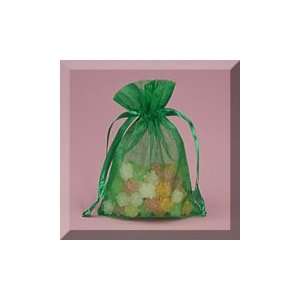  30ea   3 X 4 Emerald Flat Organza Bag: Health & Personal 