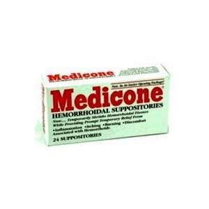    Medicone Hemorrhoidal Supp Size 24