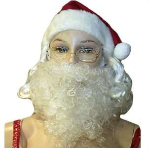  Santa Hat with Hair, Beard and Glasses Toys & Games