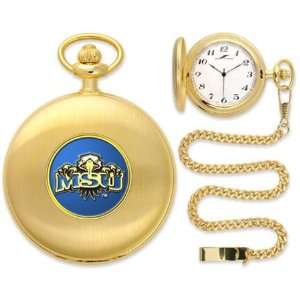 Morehead State Eagles NCAA Gold Pocket Watch
