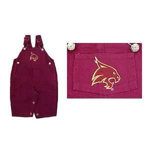   State Bobcats Infant/Overalls/Supercat/ Maroon