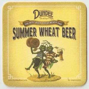 16 Dundee Summer Wheat Beer Coasters  