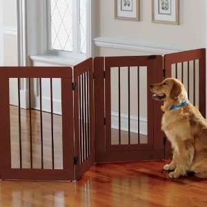  Wood/Metal Gate, Dark Cherry: Home Improvement