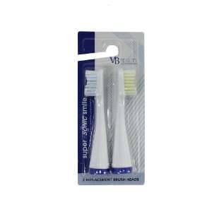 Super Sonic Smile Tothbrush Replacement Brushes 2 Pack