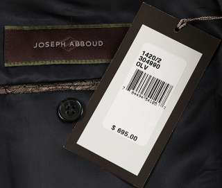695 JOSEPH ABBOUD Green Super 100s Wool Suit 50R  