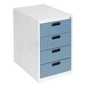  Steel Modular Cabinets, 18W With Four 6 Inch Drawers 