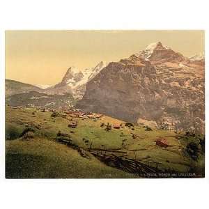   Mount Eiger,Monch and Jungfrau,Murren,Bern,Switzerland: Home & Kitchen