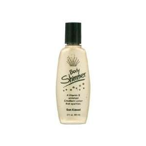 Body Shimmer Sun Kissed Gold   A Vitamin E enriched Emollient Lotion 
