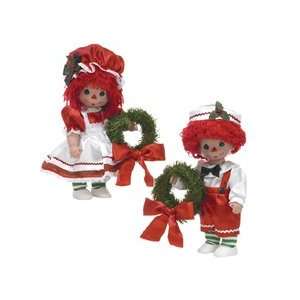    Raggedy Ann & Andy Christmas Traditions Dolls: Toys & Games