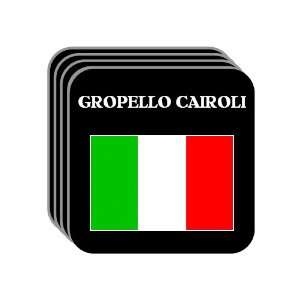  Italy   GROPELLO CAIROLI Set of 4 Mini Mousepad Coasters 