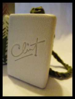 Vintage 70s Mens Avon Clint Bar Soap on Rope NIB NEW Gift  