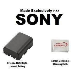  Replacement Battery Pack For Sony NP FM55H 1800MAH! For Sony Alpha 
