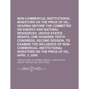 Non commercial institutional investors on the price of oil 