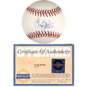  Graig Nettles Autographed Baseball (Steiner) Sports 