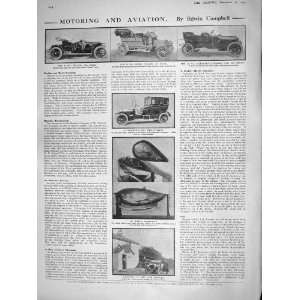   1909 MOTOR CAR DELAGE ADLER MERCEDES DUTCH SUBMARINE