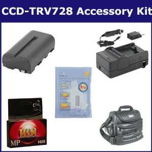 CCD TRV728 Camcorder Accessory Kit includes VID90C Case, HI8TAPE Tape 