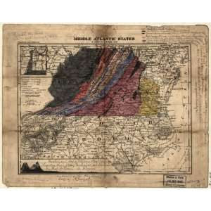   West Virginia showing their chief geological sub divisions / by Prof