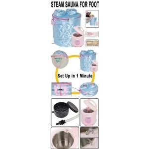   : Personal Foot Health Steam Sauna Kits Blue: Health & Personal Care