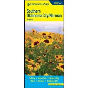   Southern Oklahoma City And Norman Oklahoma Street Map