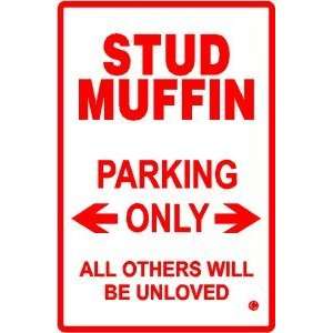 STUD MUFFIN PARKING sign street SO CUTE:  Home & Kitchen