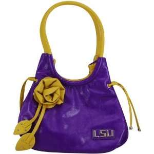   Tigers Ladies Purple Gold All American Flower Purse: Sports & Outdoors