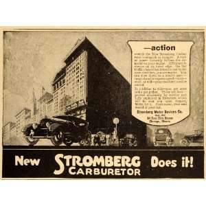  1920 Vintage Ad Stromberg Carburetor Automobile Chicago 