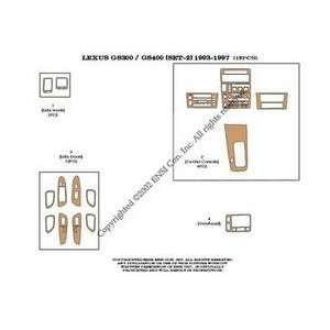 Lexus GS300 (set 2) Dash Trim Kit 93 97   19 pieces   Solid Blue (23 