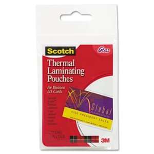Scotch TP585120   Business card size thermal laminating pouches, 5 mil 