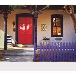  Purple Picket Fence: Louis Cantillo. 18.00 inches by 15.00 