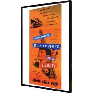  Strangers on a Train 11x17 Framed Poster: Home & Kitchen