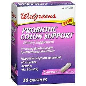   Probiotic Colon Support Capsules, 30 ea Health 