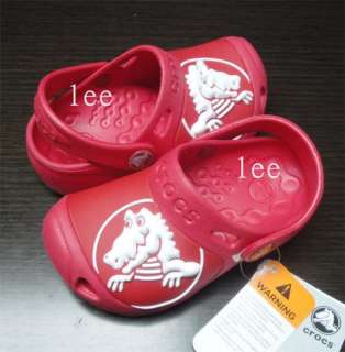 crocs0 gabe red kids sandals/slippers size us C 8 9,10 11,12 13  