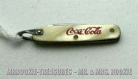 Vintage Coca Cola Advertising Mini 1 1/2  Knife Made in Latama Italy 