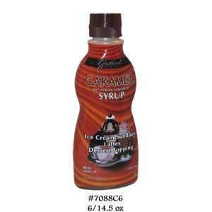 Guittard Caramel Syrup (Pack of 6) Grocery & Gourmet Food
