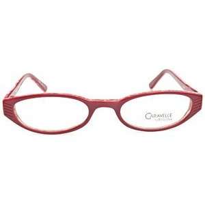  Caravelle by Bulova Baltra Red/Flowers Eyeglasses Health 
