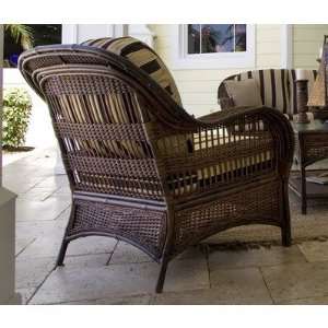  St. Kitts Patio Wicker Lounge Chair Fabric: SU 701: Patio 