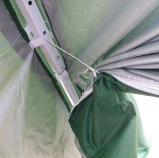 Peaktop 10x10 EZ Pop Up Party Tent Canopy Gazebo Green 4 Walls W/ Free 