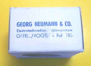 Neumann Gefell NS87 Mic Connector Receptacle male NOS !  