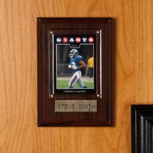  NFL New York Giants #12 Steve Smith 4 x 6 Plaque 