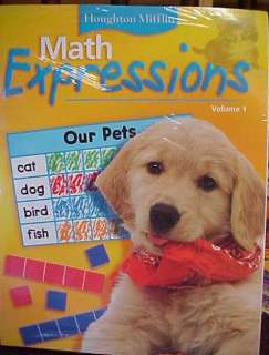 Houghton Mifflin Math Expressions Consumable Set Gr K  