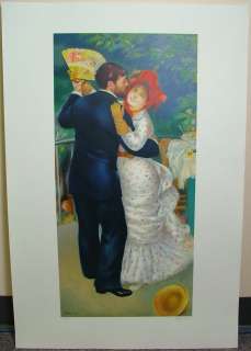 Renoir Lithograph Danse Campagne Limited 107/950 signed  