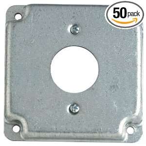 Steel City RS11 Outlet Box Surface Cover, Square, Raised, 4 Inch 