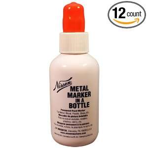 Nissen MBORM Metal Ball Point Marker in Plastic Bottle, 1/8 Tip 